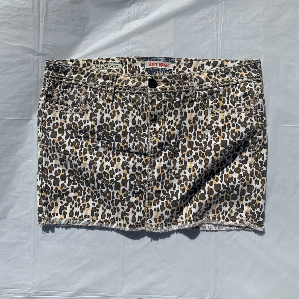 cheetah print skirt
